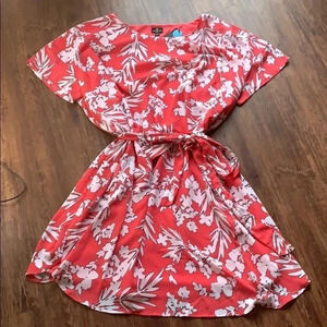 Worthington Plus Size Jackie Dress Pink Floral NWT